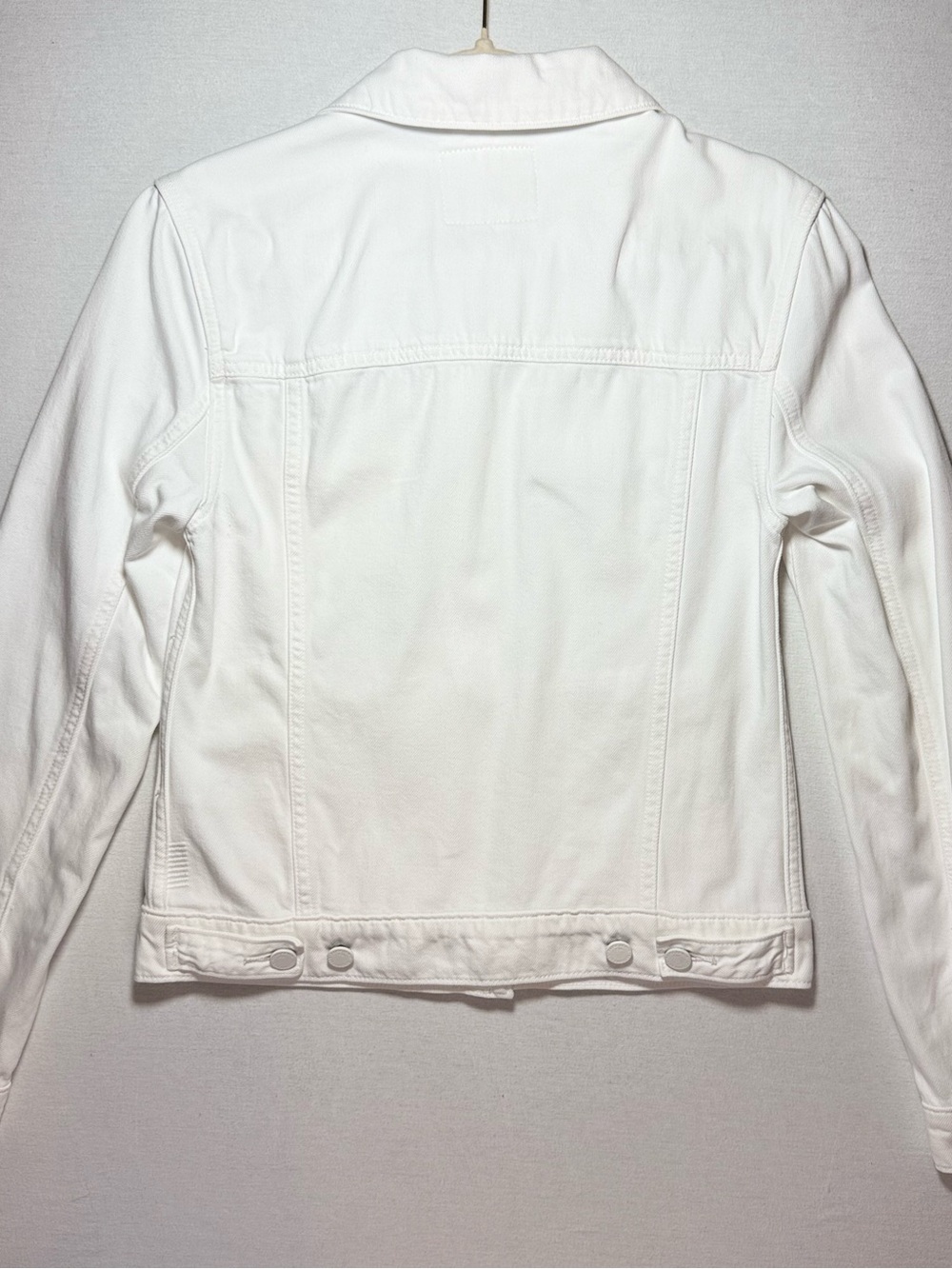 PAIGE White Denim Trucker Jacket - Picture 5 of 10